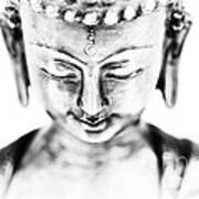 Medicine Buddha Monochrome Art Print