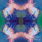 Merging Fantasies Abstract Pattern Artwork By Omaste Witkowski Art Print