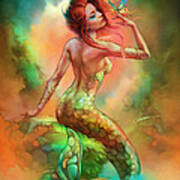 Mermaid's Wish Art Print