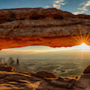 Mesa Arch Dawn Sunburst Art Print