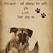 Message From Your Dog Art Print
