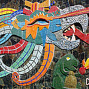 Mexican Mosaic Art Art Print