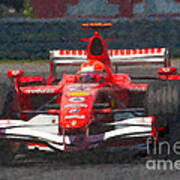 Michael Schumacher Canadian Grand Prix I Art Print