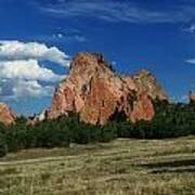 Middle Of Garden Of The Gods Art Print