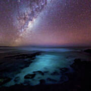 Milky Way Over The Southern Ocean Art Print