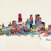 Minneapolis Skyline Art Print