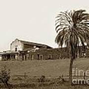 Mission San Diego De Alcala California Circa 1890 5x8 Glass Neg. Art Print