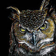Mister Owl Art Print