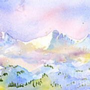 Misty Mountain Art Print