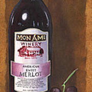 Mon Ami Merlot Art Print