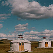 Mongolian Yurt Art Print
