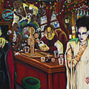 Monster Bar By Mike Vanderhoof Art Print