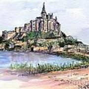 Mont St. Michel Art Print