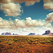 Monument Valley Panoramic View Art Print