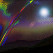 Moonbow To The North Art Print