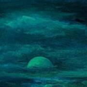 Moonlight On The Water Art Print