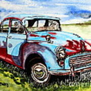 Morris Minor Art Print