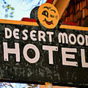 Motel In The Desert Art Print