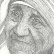Mother Teresa Art Print