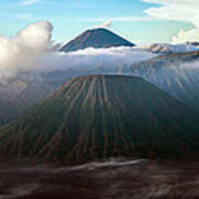 Mount Bromo Sunrise In East Java Art Print