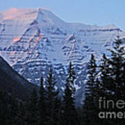Mount Robson At Sundown - Canada Art Print