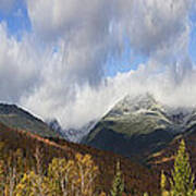 Mount Washington With Autumn Snow Art Print