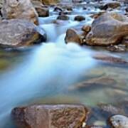 Mountain Stream, Boulder Canyon Art Print