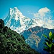 Mt. Fish Tail,  Machupuchare Art Print