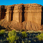 Mudstone Of The Summerville Formation San Rafael Swell Utah Art Print