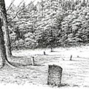 Mullin's Cemetery Art Print