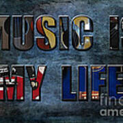 Music Is My Life Art Print