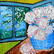 My Grandma S Flowers Art Print