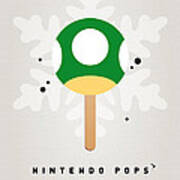 My Nintendo Ice Pop - 1 Up Mushroom Art Print