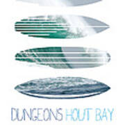 My Surfspots Poster-4-dungeons-cape-town-south-africa Art Print