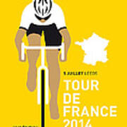 My Tour De France Minimal Poster 2014 Art Print