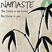 Namaste Greeting Card Art Print