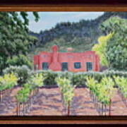 Napa Valley Red Art Print