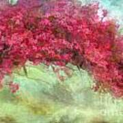 Natural Arch Cherry Tree - Digital Paint Ii Art Print