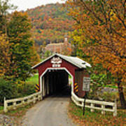 New Baltimore Covered Bridge Art Print