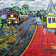 New Hope Pa Train Station Art Print