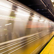 New York Metropolitan Underground Transportation Art Print