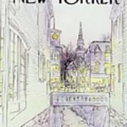 New Yorker December 6th 1976 Art Print