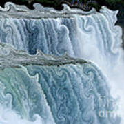 Niagara Falls With Curlicue Effect Art Print