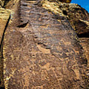 Nine Mile Canyon Petroglyphs - Utah Art Print