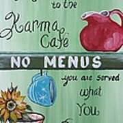 No Menus Art Print