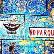 No Parking In Cuba Art Print
