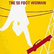 No276 My Attack Of The 50 Foot Woman Minimal Movie Poster Art Print