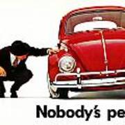 Nobodys Perfect - Volkswagen Beetle Ad Art Print