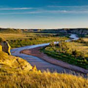 North Dakota Badlands Art Print