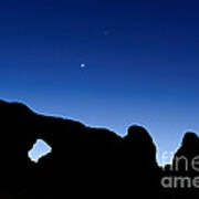 North Window Arch, Arches National Park Art Print